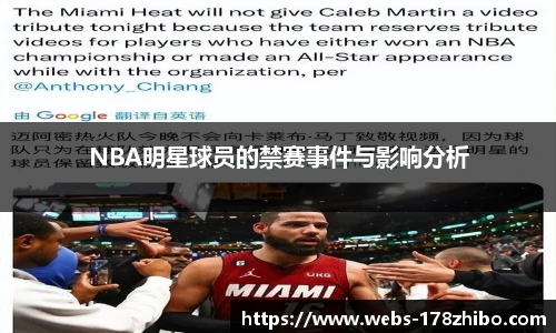 NBA明星球员的禁赛事件与影响分析